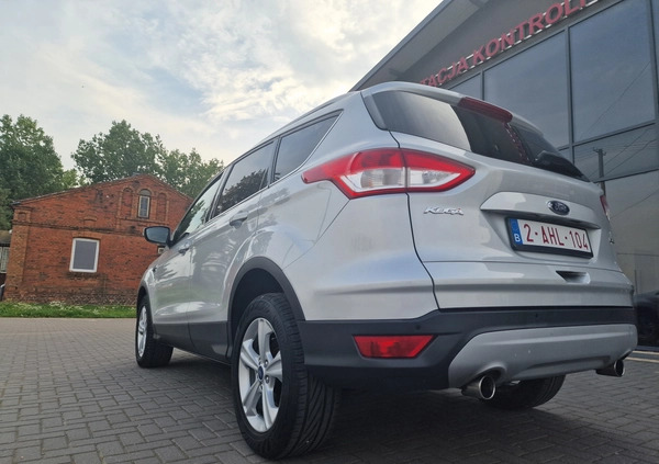 Ford Kuga cena 58056 przebieg: 182033, rok produkcji 2015 z Woźniki małe 704